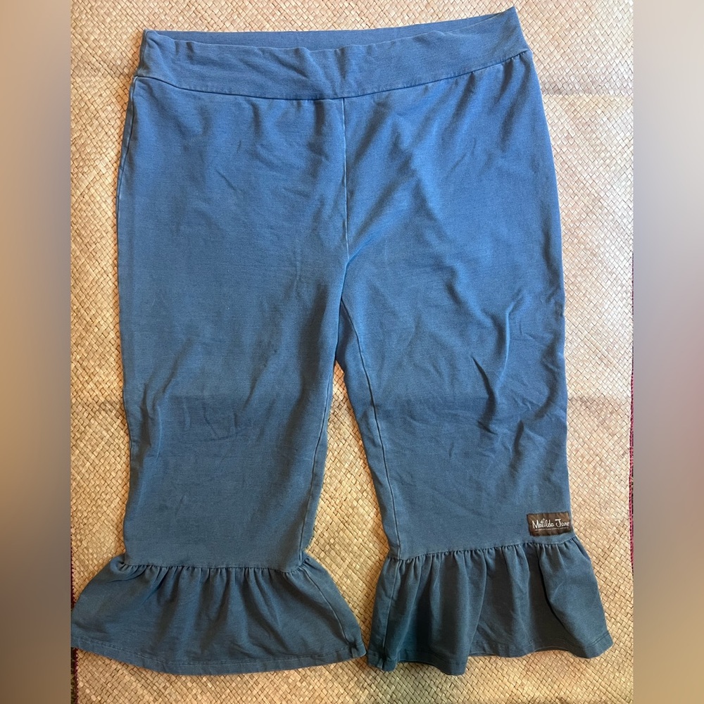 Women’s Matilda Jane Blue Big Ruffles Pants